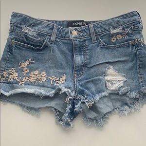 Express Jean Shorts